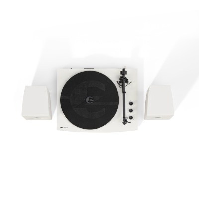 Crosley T150 White | Gira-Discos Vintage com Altifalantes e Bluetooth