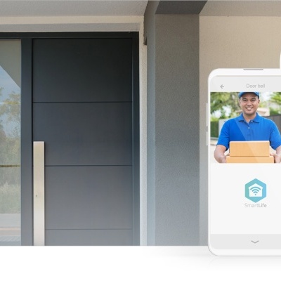 Nedis | Vídeo porteiro Smartlife com sensor de movimento e visão noturna Branco