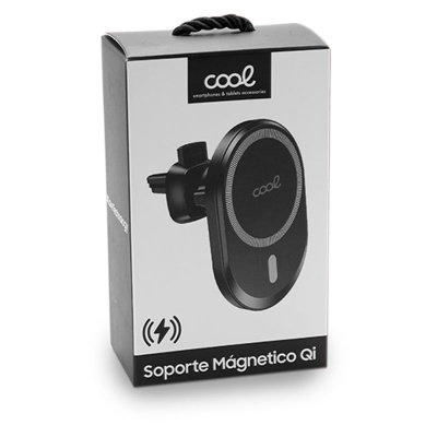 Cool | Suporte universal para carro Qi magnético carregamento sem fio Cool | Suporte universal para carro Qi magnético carregamento sem fio