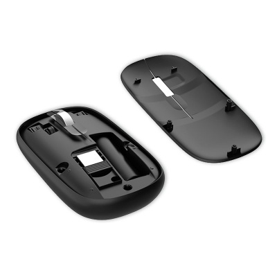 Cool | Rato Silencioso Sem Fios 2 em 1 (Bluetooth + Adaptador USB) COOL Slim Preto Cool | Rato Silencioso Sem Fios 2 em 1 (Bluetooth + Adaptador USB) COOL Slim Preto