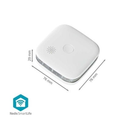 Detector de fumo SmartLife Wi-Fi | Alimentado por baterias
