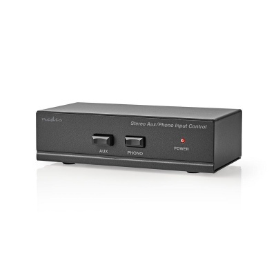 Pré-amplificador | Entrada de conexão: 2x (2x RCA) | Saída de conexão: 1x (2x RCA) | 2 canais | AUX / Phono / Turntable | Manual | Preto