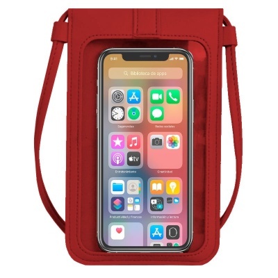 COOL | Bolsa Universal Bolsa Básica Até 6,7 pol em Vermelho