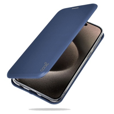 Cool | Capa com abertura lateral para iPhone 15 Pro Max Elegance Marinho