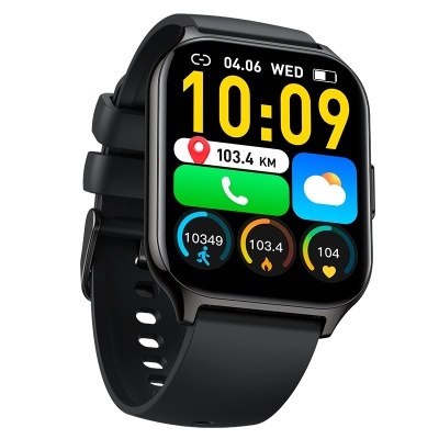 Cool |  Smartwatch COOL Nova Silicone Preto (Chamadas, Desporto, Saúde)