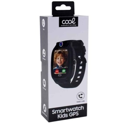 Smartwatch COOL Kids 4G GPS Silicone Preto (Localização, Videochamadas, SIM) Smartwatch COOL Kids 4G GPS Silicone Preto (Localização, Videochamadas, SIM)