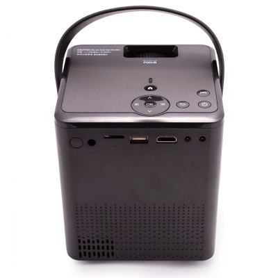 Cool | Projetor compacto Alto-falante integrado + HDMI/SD/USB + Espelho Wifi COOL Rainbow 3000 Lumens Preto