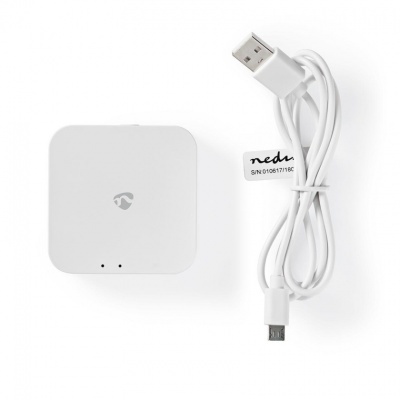 Nedis | Wi-Fi / Zigbee | 40 Dispositivos | Alimentado por USB | Android™ & iOS | Branco Nedis | Wi-Fi / Zigbee | 40 Dispositivos | Alimentado por USB | Android™ & iOS | Branco