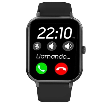 Cool | Smartwatch COOL Forest Silicone Preto (Chamadas, Desporto, Sono, Câmera)
