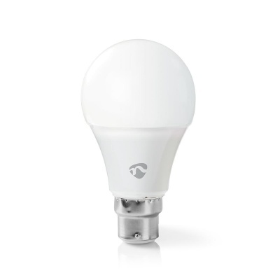 Lâmpada LED SmartLife Wi-Fi | B22 | 800 lm | 9 W | Branco Quente | 2700 K | Classe energética: A+ | Android™ / IOS | A60 | 1 uds. Lâmpada LED SmartLife Wi-Fi | B22 | 800 lm | 9 W | Branco Quente | 2700 K | Classe energética: A+ | Android™ / IOS | A60 | 1 uds.