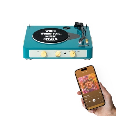 Gira-Discos Brad Retro MKII Green – Som Vintage com Estilo Moderno