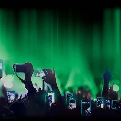 Protetor de ecrã de vidro temperado COOL para iPhone 13 / 13 Pro / 14 (Néon)