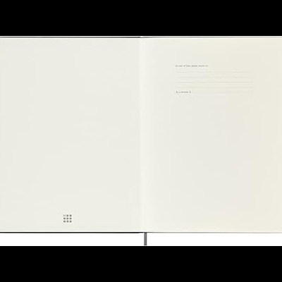 Moleskine | Moleskine Smart Notebook, sistema de escrita inteligente, bloco de notas digital com capa dura, páginas pautadas e fecho elástico, tamanho extra grande 19 x 25 cm, cor preta