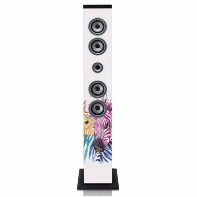 Coluna com Bluetooth, rádio FM PLL, USB e leitor SD - Zebra Coluna com Bluetooth, rádio FM PLL, USB e leitor SD - Zebra