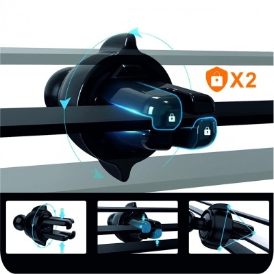 Cool | Suporte universal para carro carbono COOL Preto