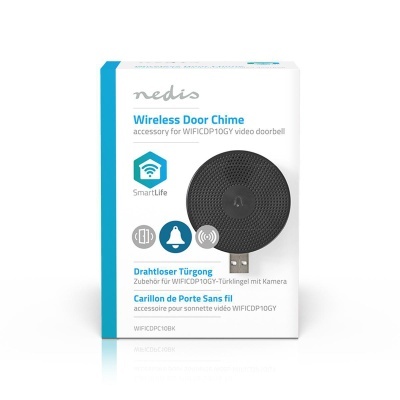 Nedis | Campainha SmartLife com Volume ajustável Preto