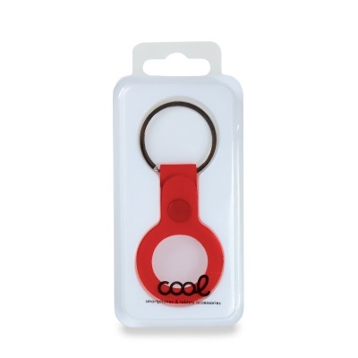Cool | Chaveiro COOL Protetor em Silicone Compatível com AirTag Vermelho