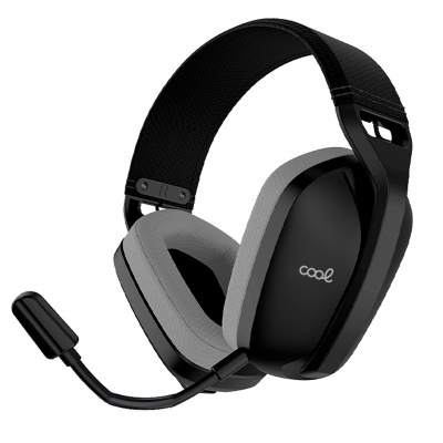 Auscultadores estéreo para PC / PS4 / PS5 Gaming Sem Fio COOL Newton 3 em 1 Preto Auscultadores estéreo para PC / PS4 / PS5 Gaming Sem Fio COOL Newton 3 em 1 Preto