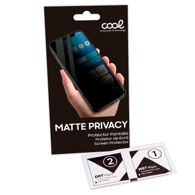 Protetor de Ecrã Matte Privacy COOL para iPhone 13 / 13 Pro / 14