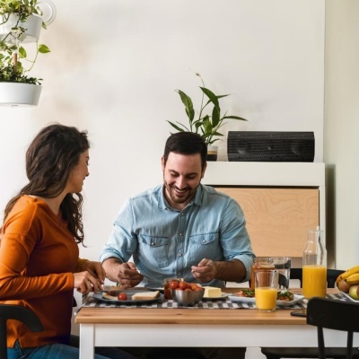 Lithe Audio |IO1 Indoor & Outdoor Speaker - Pair - Active + Passive  - Black