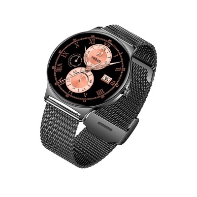 Smartwatch COOL Ultrathin + 2 Correias (AMOLED, Chamadas, Desporto Saúde) Preto
