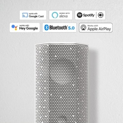 Coluna iO1 Lithe Audio (IP66) – Indoor & Outdoor, 100 W, Wi‑Fi / Bluetooth