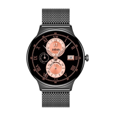 Smartwatch COOL Ultrathin + 2 Correias (AMOLED, Chamadas, Desporto Saúde) Preto