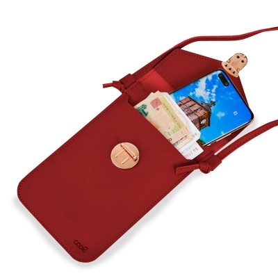 COOL | Bolsa Universal Bolsa Básica Até 6,7 pol em Vermelho