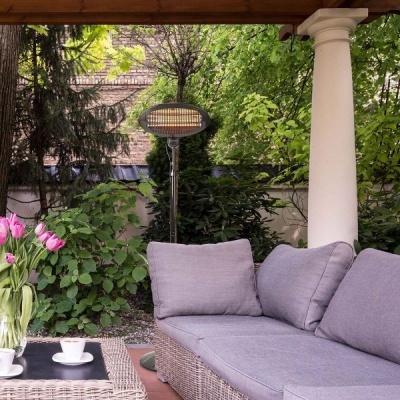 Nedis | Aquecedor de exterior com 3 configurações de aquecimento