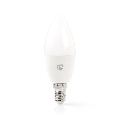 Nedis | Lâmpada Wi-Fi | E14 | 470 lm | 4.9 W | RGB / Branco Quente a Frio | 2700 - 6500 K | Android™ / IOS | Vela | 1 pcs