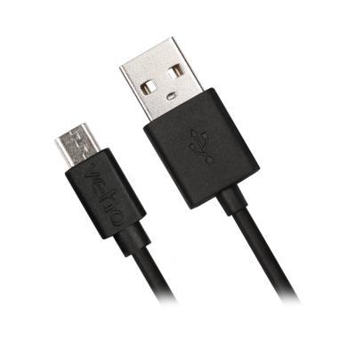 Veho | USB-A para carregamento micro-USB e cabo de sincronização - 0,2 m / 0,7 pés