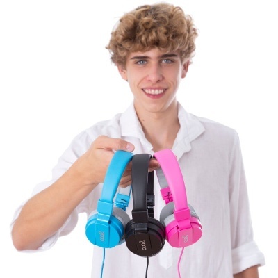 Cool | Auscultadores Jack 3,5 mm COOL Toronto com Micro Rosa