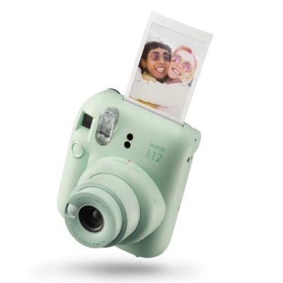 Câmara Instantânea Fujifilm Instax Mini 12 Verde Menta – Registe o Momento com Estilo Câmara Instantânea Fujifilm Instax Mini 12 Verde Menta – Registe o Momento com Estilo