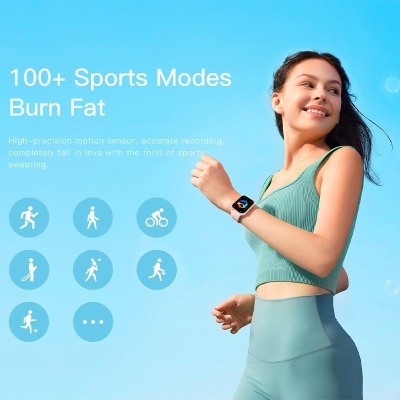 Cool | Smartwatch COOL Forest Silicone Rosa (Chamadas, Desporto, Sono, Câmera)