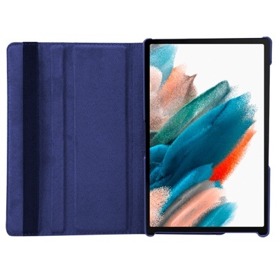 Cool | Capa para Samsung Galaxy Tab A8 X200 / X205 Couro Liso Azul 10,5 polegadas