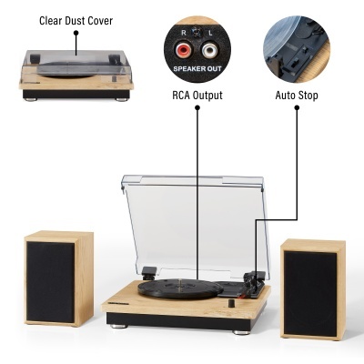 Crosley | Gira-discos Brio Natural