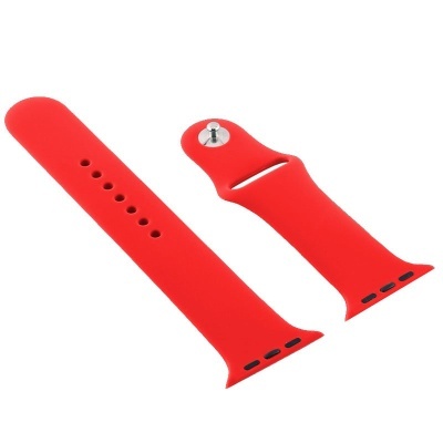 Cool | Pulseira COOL p/ Apple Watch Series 1 / 2 / 3 / 4 / 5 / 6 / 7 / 8 / SE (42 / 44 / 45 mm) Borracha Vermelho