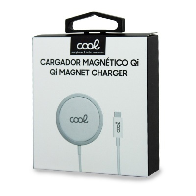 Cool | Dock Base Carregador MAGNÉTICO Smartphones Sem Fio Qi COOL Branco