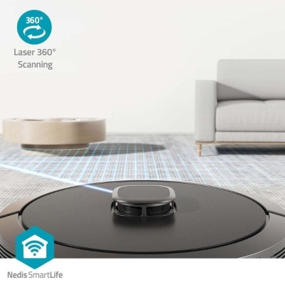 Aspirador robôt Nedis SmartLife - Navegação a laser - Wi-Fi