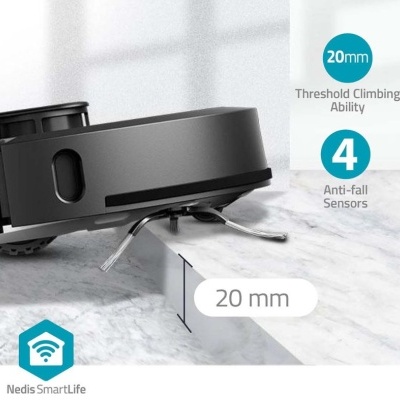 Aspirador robôt Nedis SmartLife - Navegação a laser - Wi-Fi
