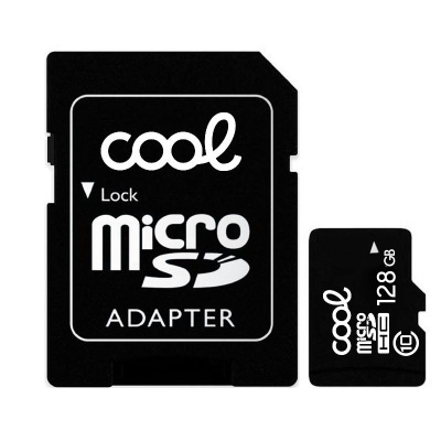 Cool | Cartão de Memória Micro SD com Adapt. x128 COOL (Classe 10)
