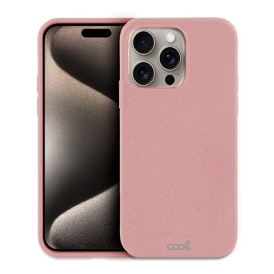 Cool | Capa para iPhone 15 Pro Max Eco Biodegradável Rosa