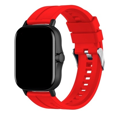 Cool | Pulseira Universal 20mm Amazfit Bip/GTS/Bip Lite/Huawei/Samsung/COOL Oslo Rubber Vermelho