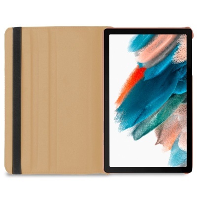 Cool | Capa para Samsung Galaxy Tab A8 X200 / X205 Couro Rosa Dourado 10,5 polegadas