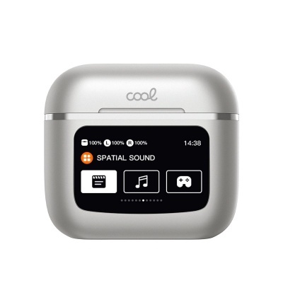 Auriculares Estéreo Bluetooth Dual Pod COOL Touch Cinza