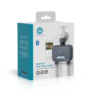Embalagem de controlador de água inteligente Bluetooth da Nedis SmartLife com duas saídas