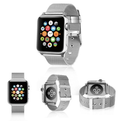 Cool | Pulseira COOL p/ Apple Watch Series 1 / 2 / 3 / 4 / 5 / 6 / 7 / 8 / SE (38 / 40 / 41 mm) Metal Prata