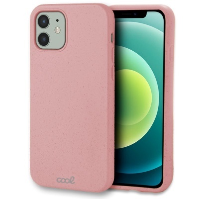 Capa cor-de-rosa para smartphone com palavra 'cool'