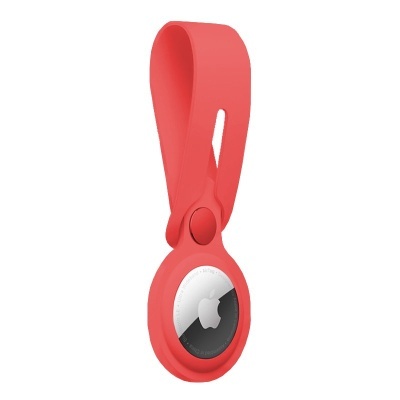 Cool | Chaveiro Loop COOL Protetor em Silicone Compatível com AirTag Vermelho