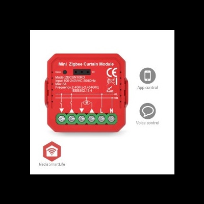 Módulo integrado SmartLife Persianas/estores Nedis| Zigbee 3.0 | 1000 W | Ligação por terminal | App Android™ / IOS